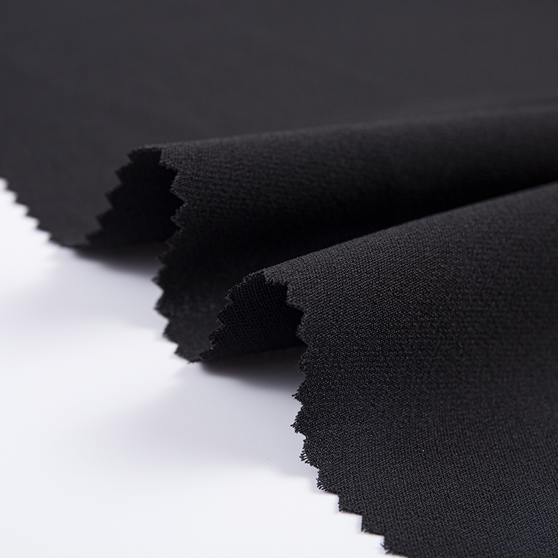 Imitation Acetate Linen-Feel Double-Layer na Tela