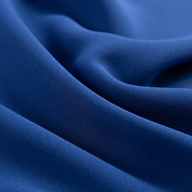Manipis na Imitation Acetate Linen-Feel Double-Layer na Tela
