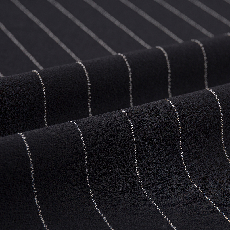 Single-Sided Linen Rayon Stripe na Tela