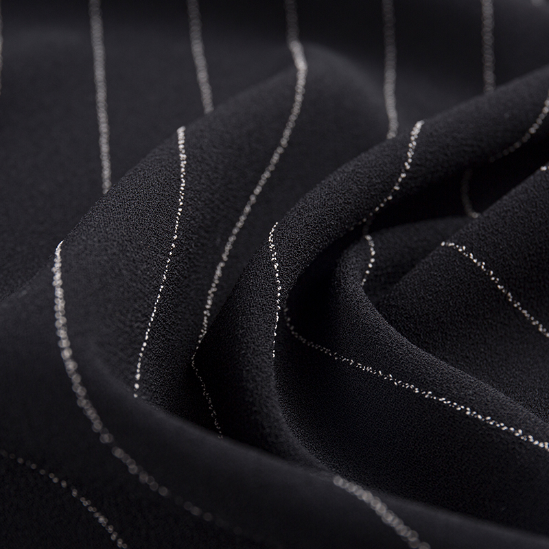 Single-Sided Linen Rayon Stripe na Tela