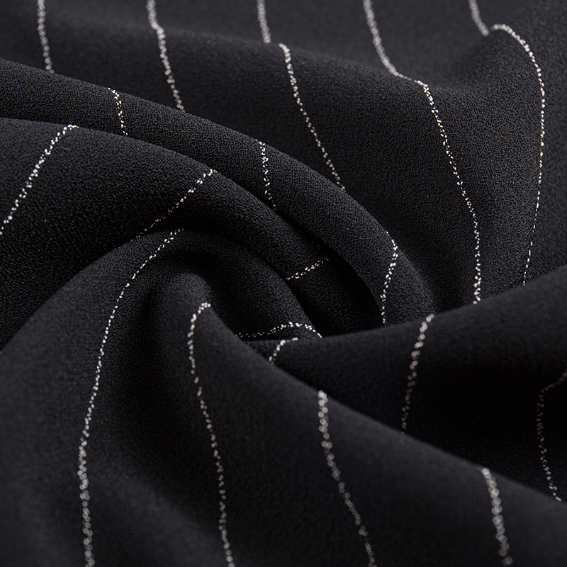 Single-Sided Linen Rayon Stripe na Tela